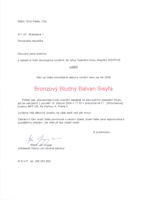 Bronzovy bludny balvan Sisyfa 2008